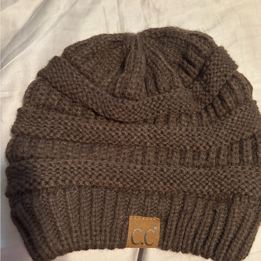 C.C Dark Brown Beanie